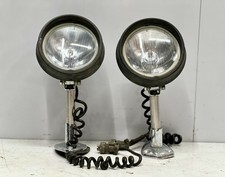 Vintage Hella Germany Aluminum Signal Spot Search Light Lot of 2 Handheld Rare