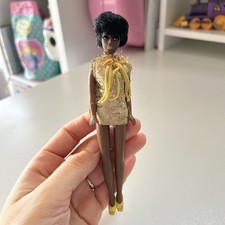 Vintage Dawn Dale Black Doll Topper Doll