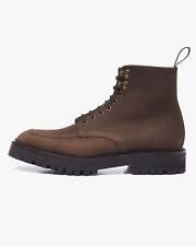 Cheaney Brixton M Apron Derby Boot - Brown Grain Nubuck