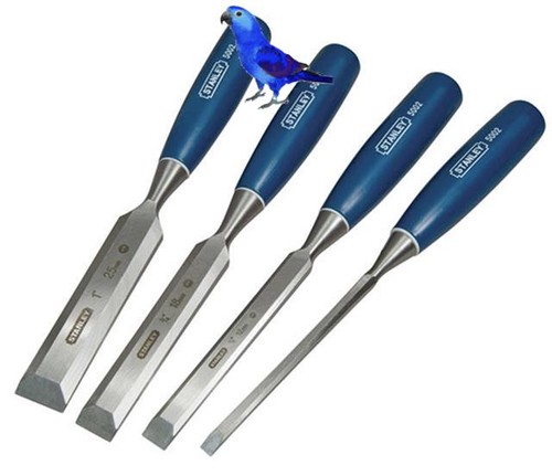 Stanley wood chisel bevel - wood,