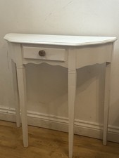 Vintage White Console Table