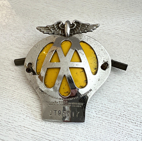 Vintage metal car - aa, grille