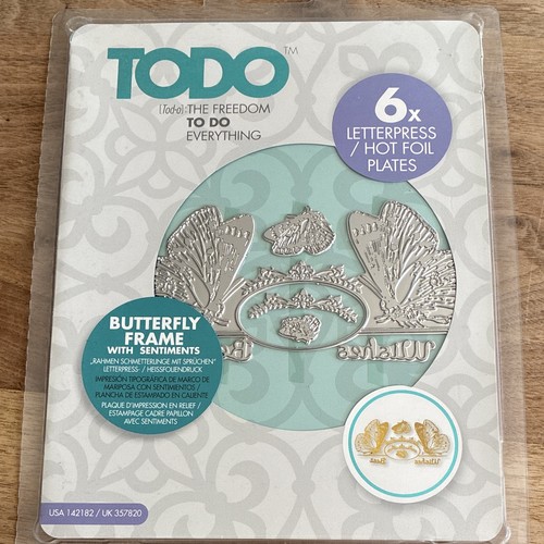 Todo butterfly frame with - todo,