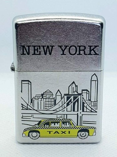 Zippo new york skyline yellow - new,