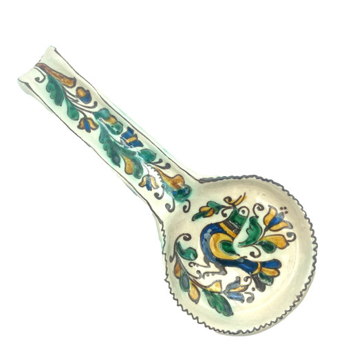 Spoon rest spanish pottery - spanish,
