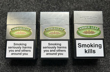 Amber Leaf Silver Empty