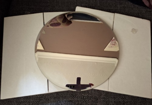 Round mirror plate - mirror,