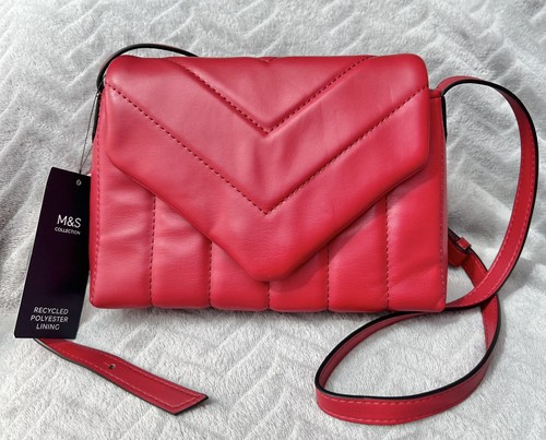 Marks spencer red faux - marks, &
