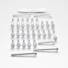 Aluminium Engine Kit Kawasaki ZXR400 Race Spec Etched EKA090HXRE Silver