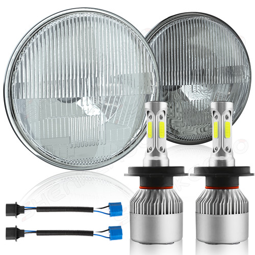 Universal 2pcs inch round - 7"inch,