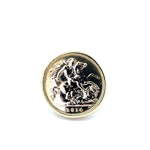 9ct yellow gold 1914 - , half