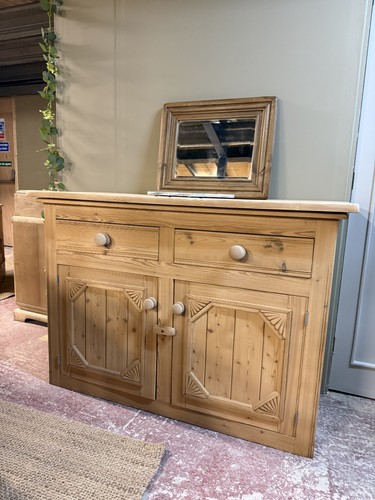 Stripped pine sideboard - pine,
