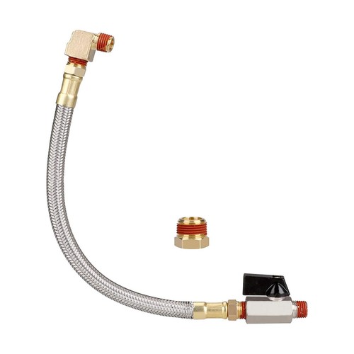 Extended tank drain - extended, assembly
