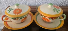 ART DECO SOUP COUPE S AND