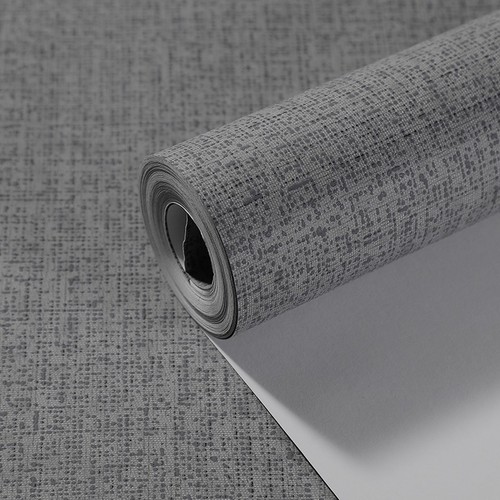 Plain dark grey thick textured - dark,