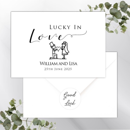 Personalised lottery wedding - personalised,