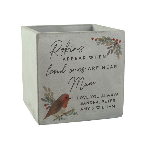 Personalised robins appear - personalised,