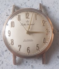 1958 9k Gold Smiths Imperial Hand-Winding Men's Watch 19 jewels shockproof
