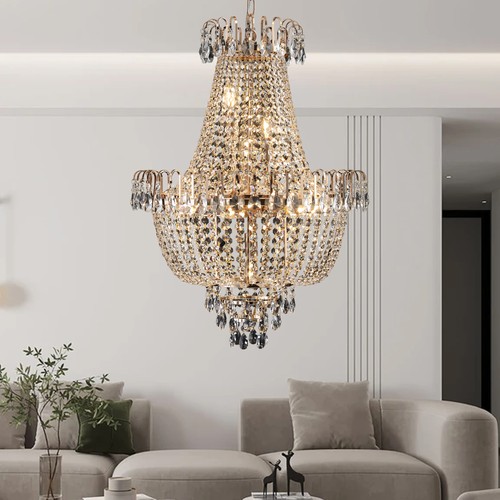 French gold k9 crystal - gold,