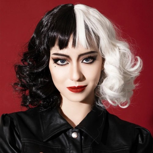 Girls dress synthetic wig - up,