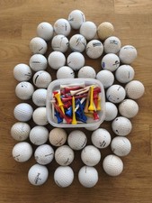50 Used Mixed Golf Balls plus