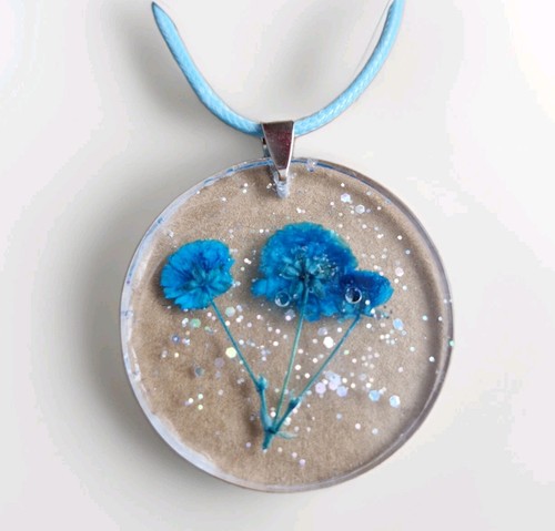 Handmade necklace with real - handmade,