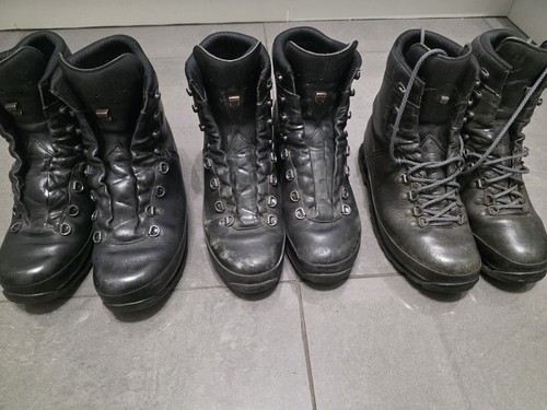 Three pairs lowa boots - three, of