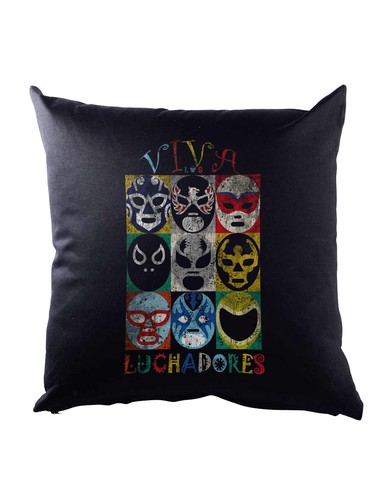 Luchadores cushion pillow - luchadores,