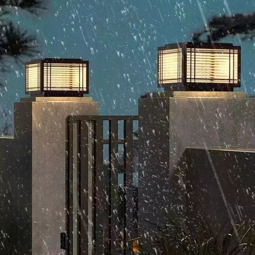 Outdoor pillar light garden - outdoor,