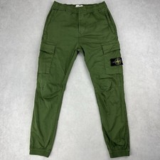 Stone Island RE-T Cargo Pants Green Trousers W30 Small Cargos 2922