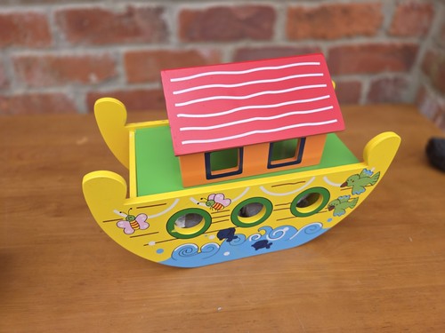Noah ark wooden - ark, playset