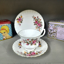 Vintage Bone China Tea Trio