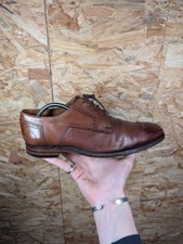 Joseph Cheaney Ewan Derby Cap Toe Brogue Shoes Brown Leather Mens Size UK 7F