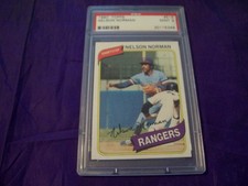1980 TOPPS #518 NELSON NORMAN PSA 9