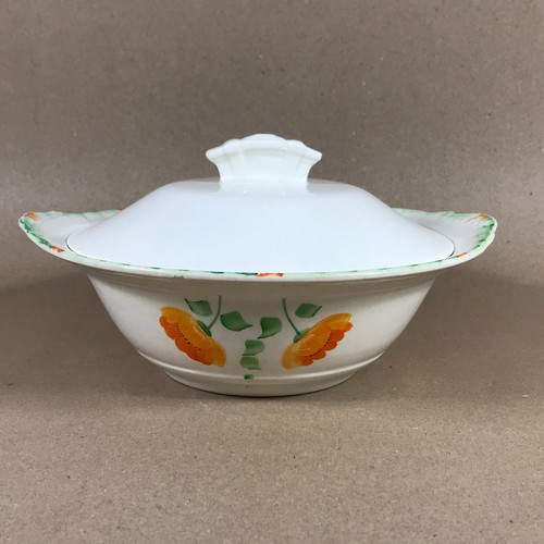 Vintage english poppy tureen - vintage,