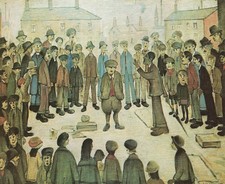L S LOWRY ART  'THE STREET