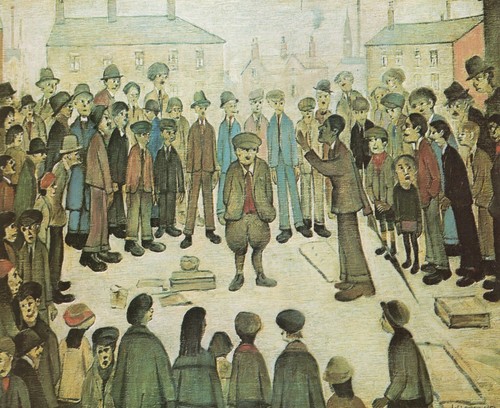 Lowry art the street - l,