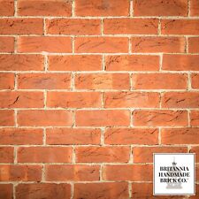 Red Brick, 2 5/8" Imperial Size 9" long, Handmade Wall Bricks, Britannia Bricks
