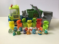 GROSSERY GANG THE TRASH PACK SKIP LORRY + TRASHIES + BINS BUNDLE JOB LOT