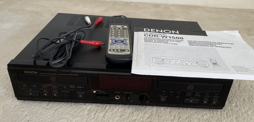 Denon cdr w1500 player - denon,