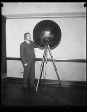 Photo nbc parabolic dish - parabolic,