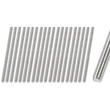 Fully Threaded Rod M5 x 25mm 0.8mm Thread Pitch 20 Pack 304 Stainless Steel R...