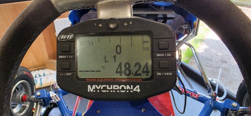 Mychron kart lap timer with - lap,