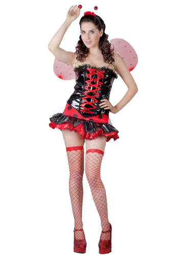 Women ladybug costume - ladybug, red