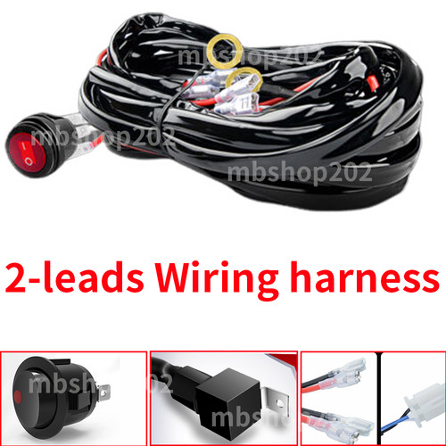 Led light bar wiring harness - led,