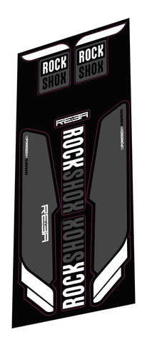Rockshox reba fork decal kit - rockshox,