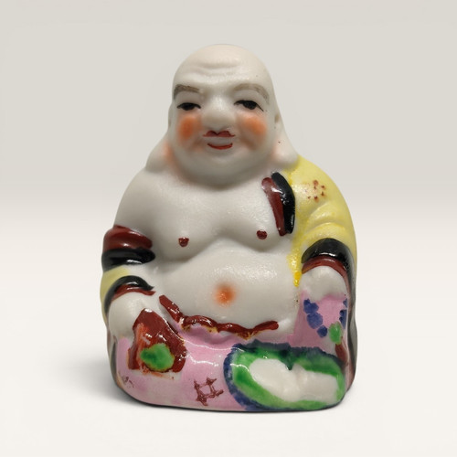 Hand painted ceramic laughing - painted,