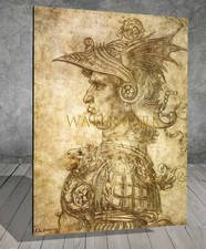 Da Vinci Warrior in Helmet