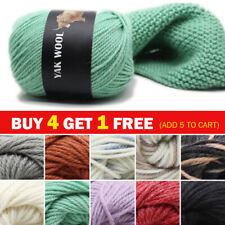 100g 3 Ply Soft Wool/Yarn  Hand Knitting Crochet Sweater Scarf Yarns Thread UK
