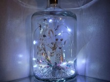 Giraffe bottle lamp, gift for